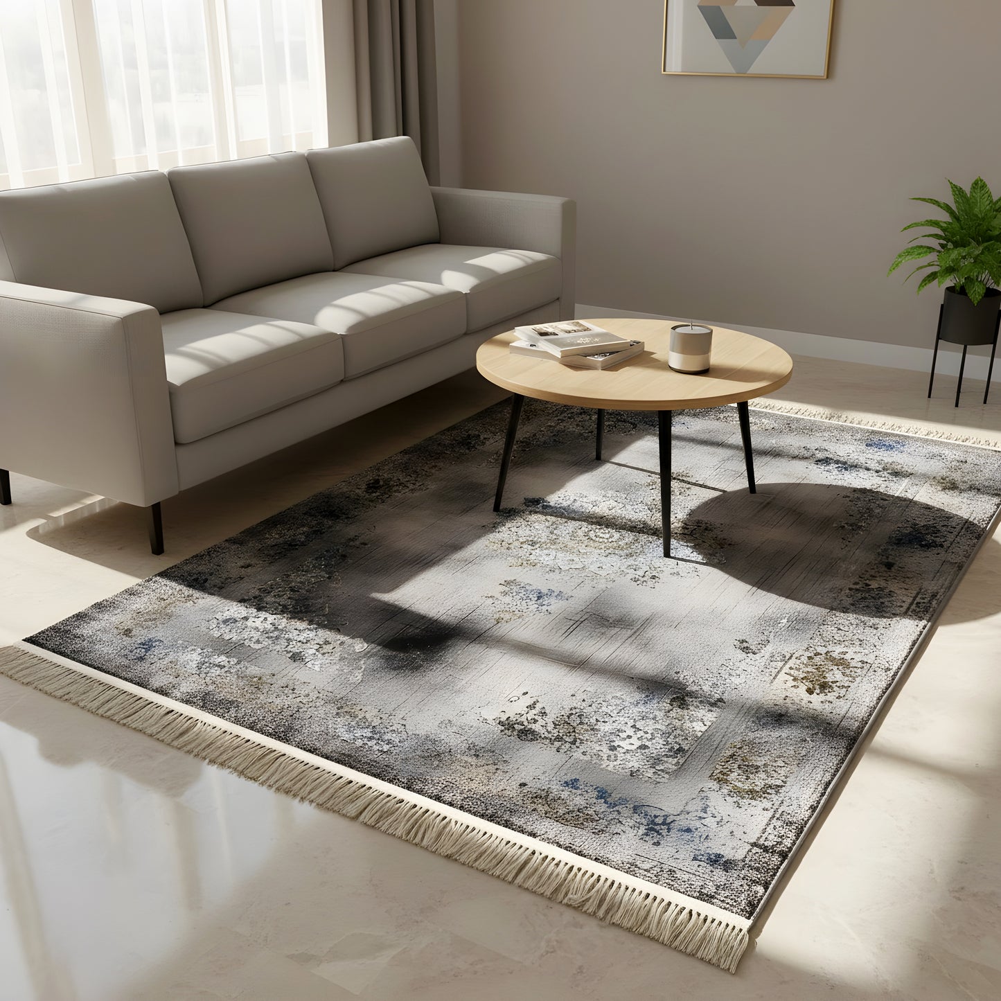 Tapis médaillon Prag 160x230