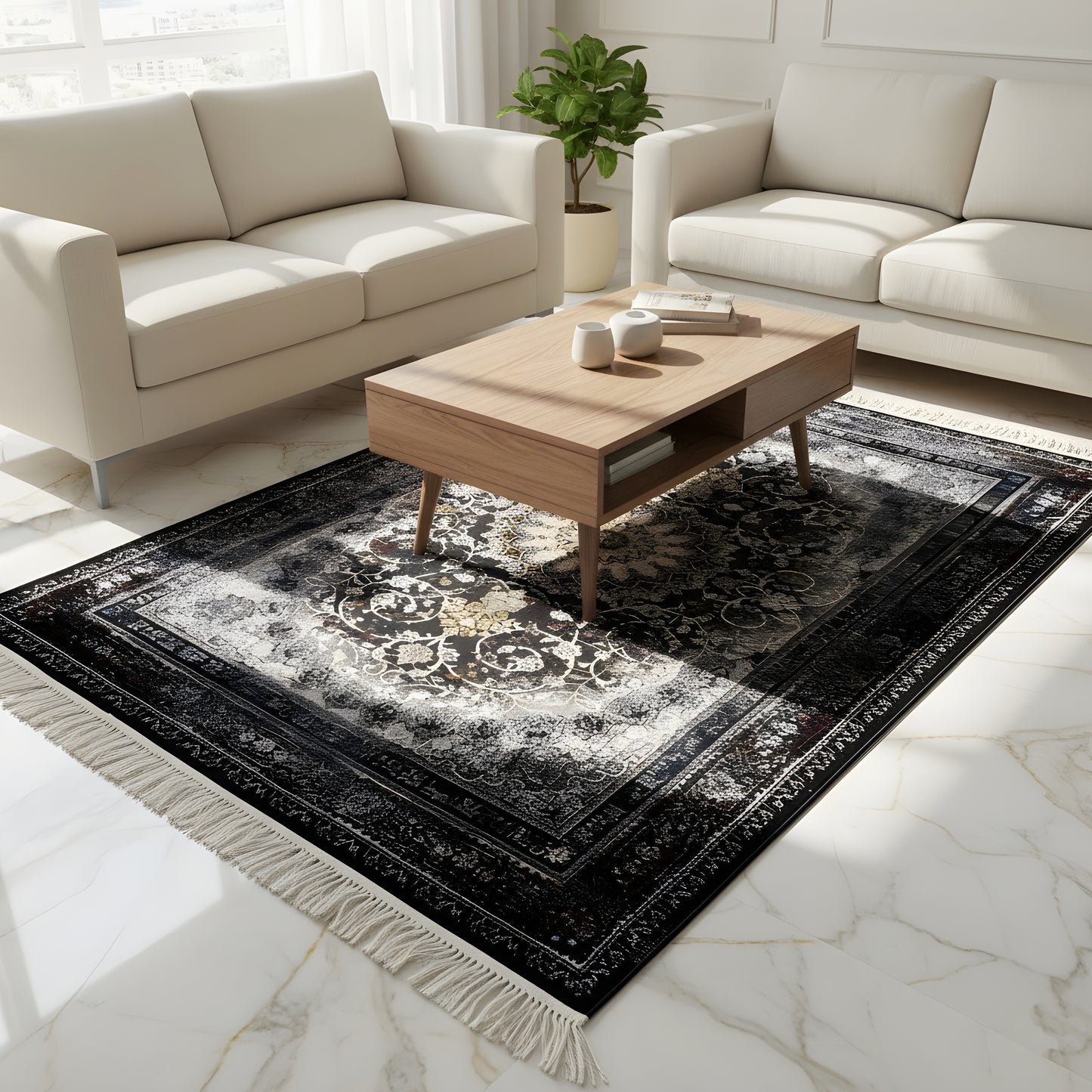 Tapis persan de Dresde 160x230