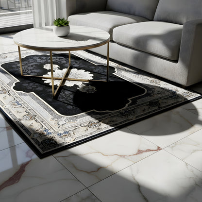 Tapis Aras Noir 160x230 cm