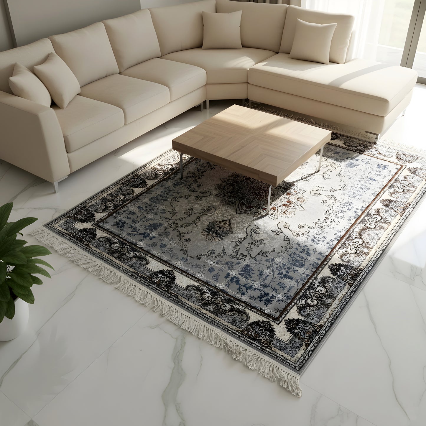 Tapis Nain Médaillon 160x230cm