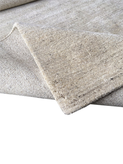 Métier à tisser Gabbeh beige - 202x143 cm