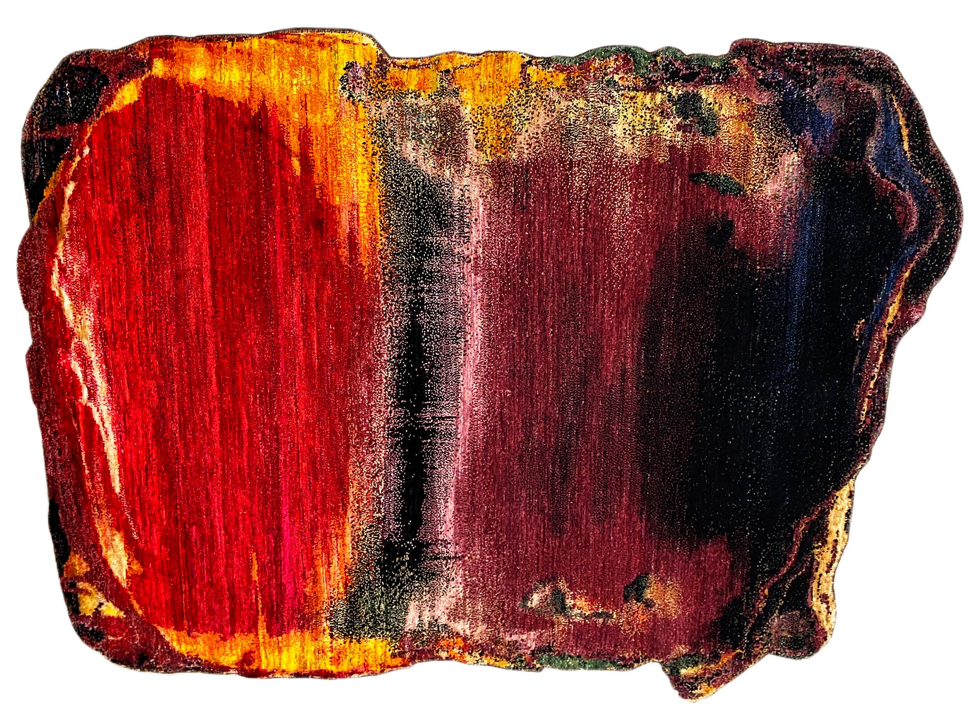 Kunstvoller Wohnteppich handgeknüpft 238x170 cm