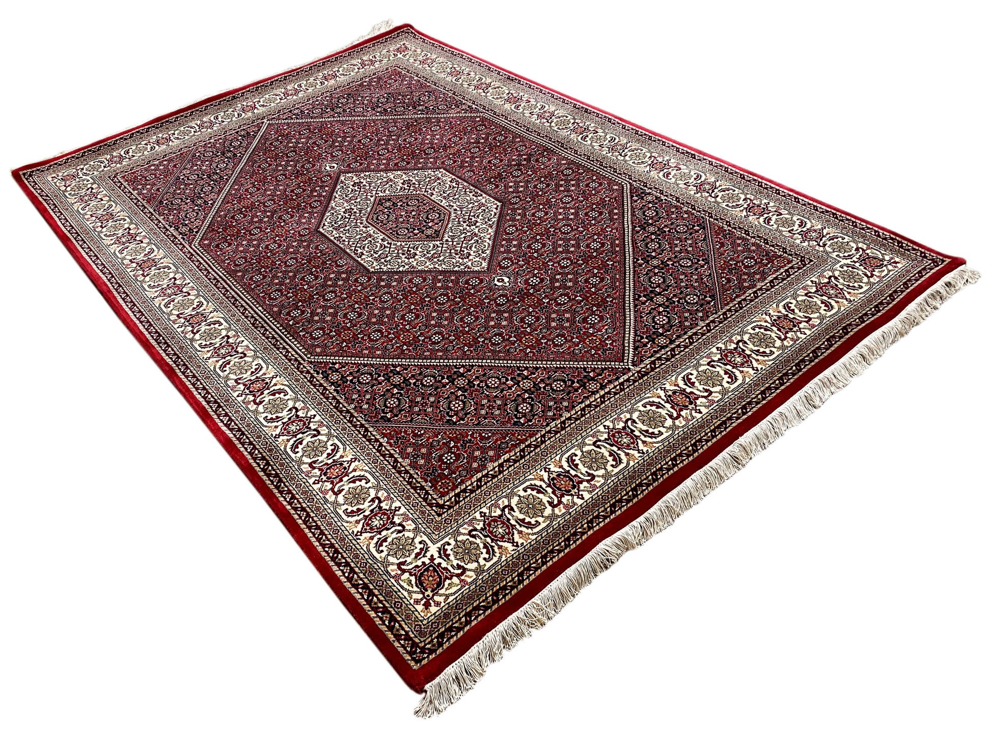 Bidjar Teppich Perser Muster floral geometrisch 242x172 cm