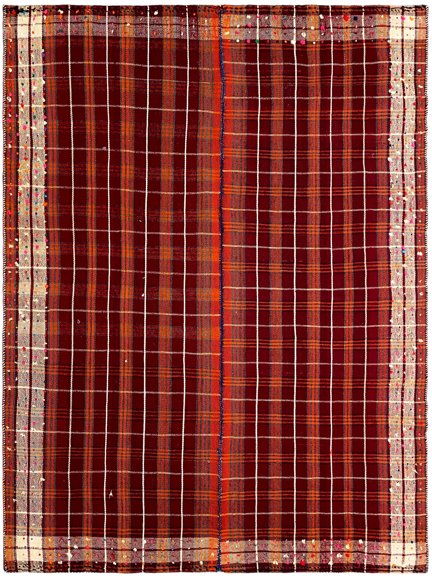 Esszimmer Läufer Rot Kariertes Design