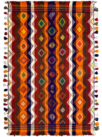 Esszimmer Läufer Bunt Gestreiftes Design