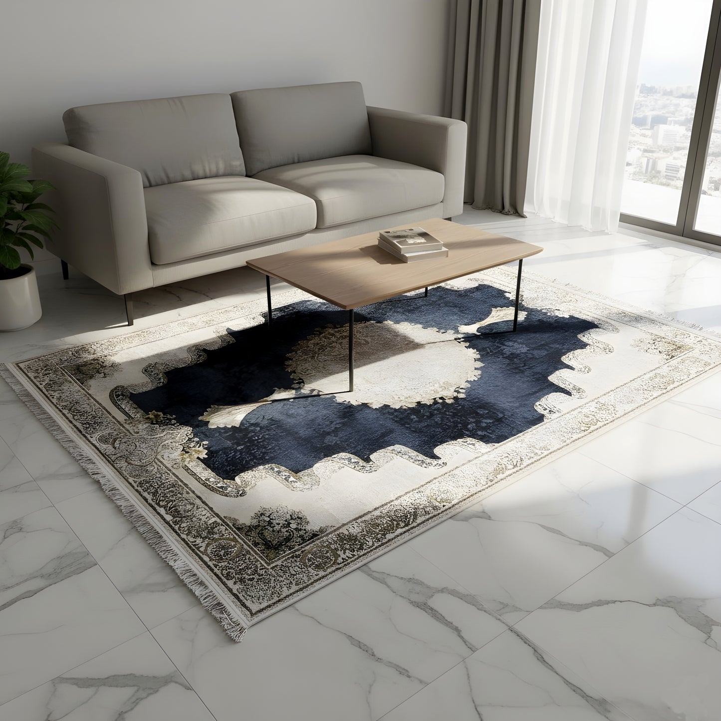 Arcadian Crépuscule 170x240cm