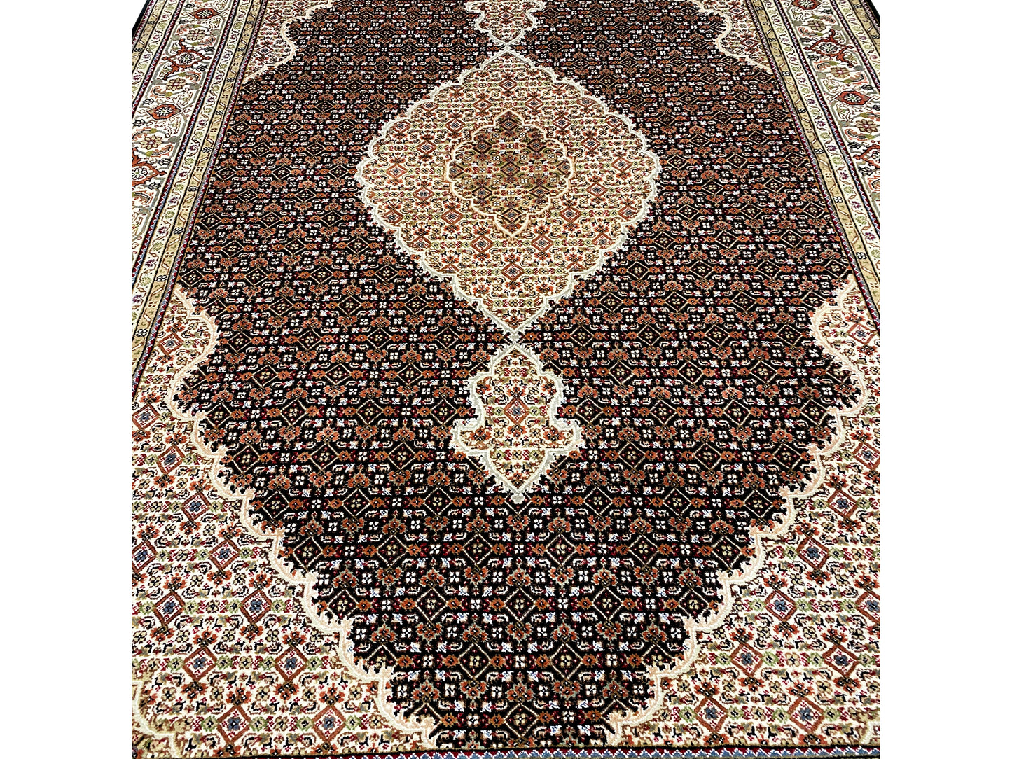 Indo Tabriz rug classic decor for elegant interiors