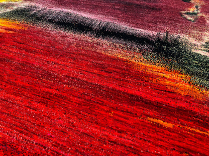 Abstrakter Premium Teppich mit weicher Struktur