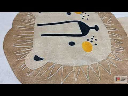 Tapis pour enfants « Lion », beige, 160x230 cm