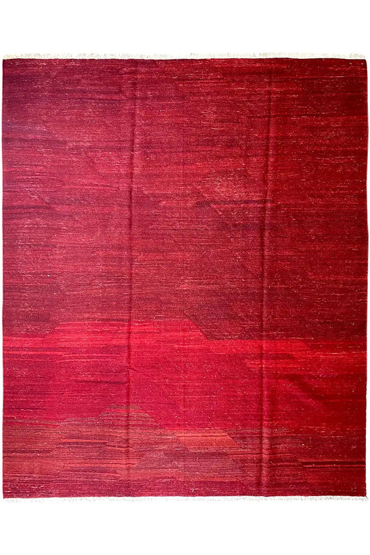 Kilim Qashqai - 201998 (301x219cm) - German Carpet Shop