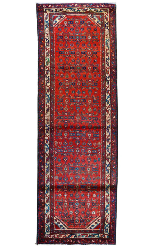  Hamadan - Läufer (306x98 cm) - Premium Teppich from German Carpet Shop - Just €249! Shop now at German Carpet Shop