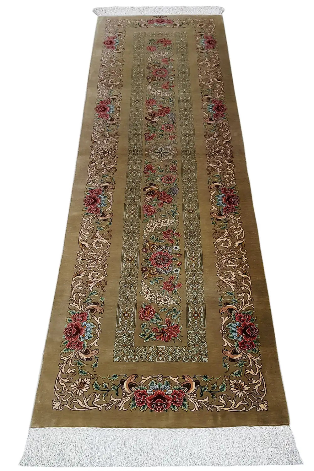 Ghom Seide Teppich - 904736 (195x53cm) - German Carpet Shop