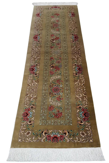 Ghom Seide Teppich - 904736 (195x53cm) - German Carpet Shop