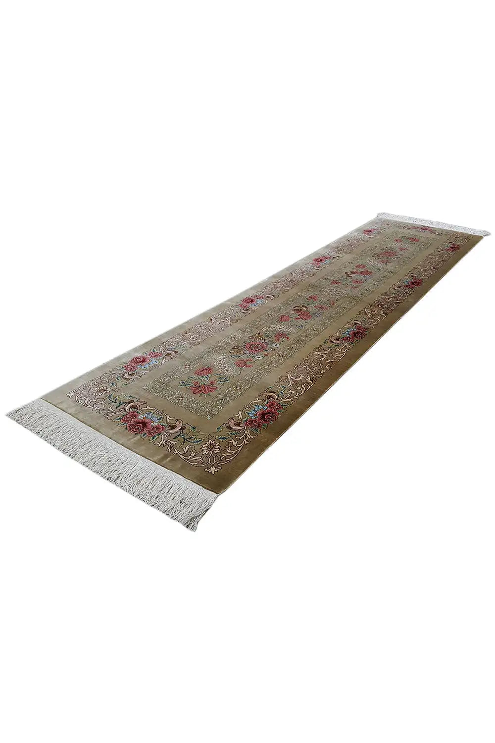 Ghom Seide Teppich - 904736 (195x53cm) - German Carpet Shop