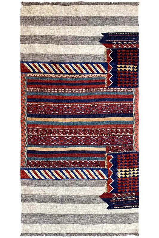 Kelim Bakhtiari - (195x102cm) - German Carpet Shop