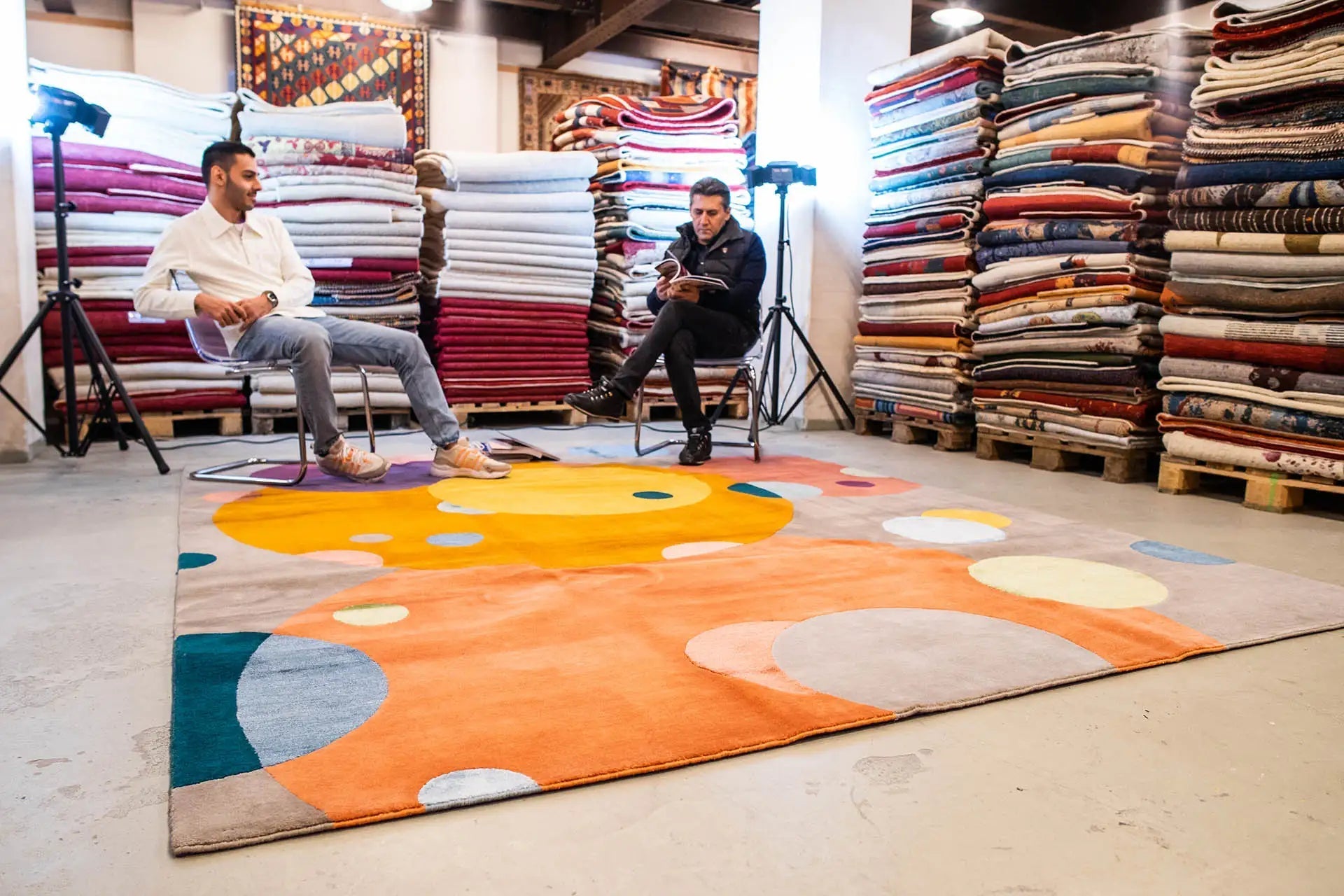 Dots 312x255cm - German Carpet Shop
