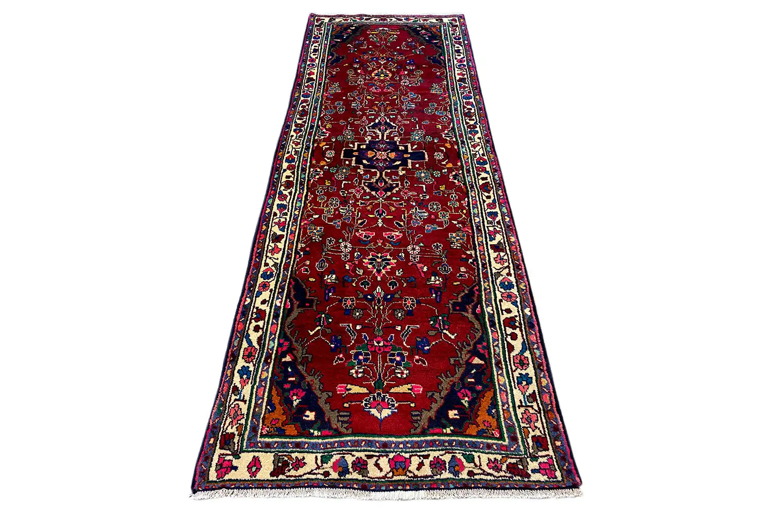  Hamadan - Läufer (309x106 cm) - Premium Teppich from German Carpet Shop - Just €249! Shop now at German Carpet Shop