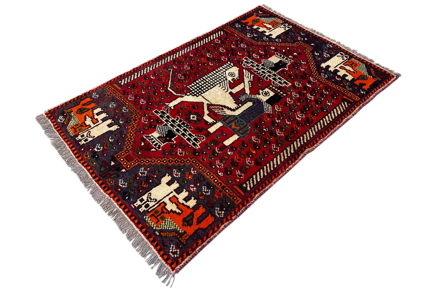 Shiraz Qashqai - (131x88cm) - German Carpet Shop