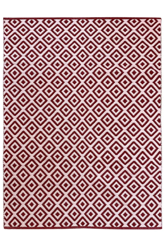 Moderner Kelim - Samak 04 Red - German Carpet Shop