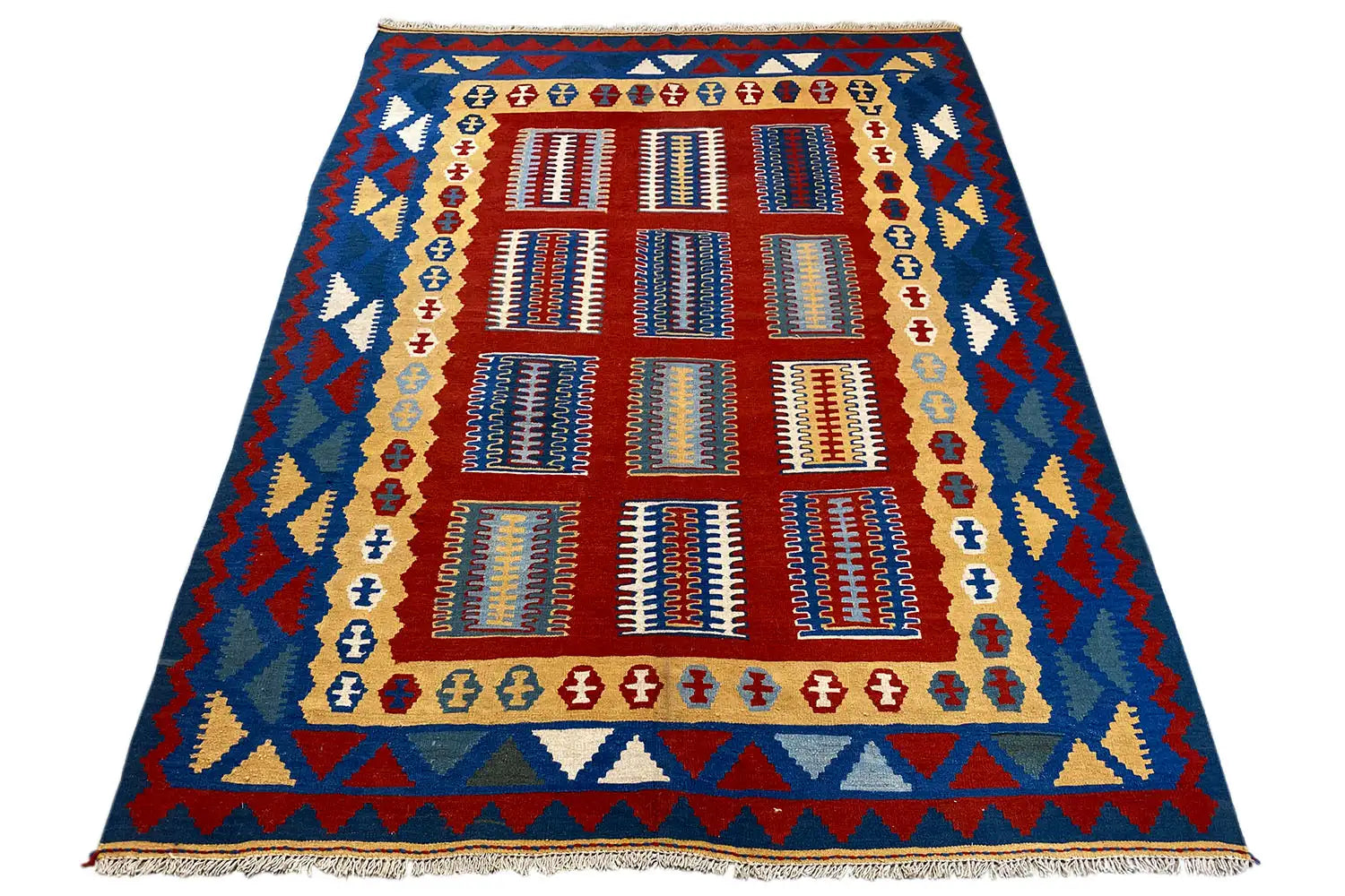 Kilim Qashqai - Multicolor 802424 (237x173 cm) - German Carpet Shop