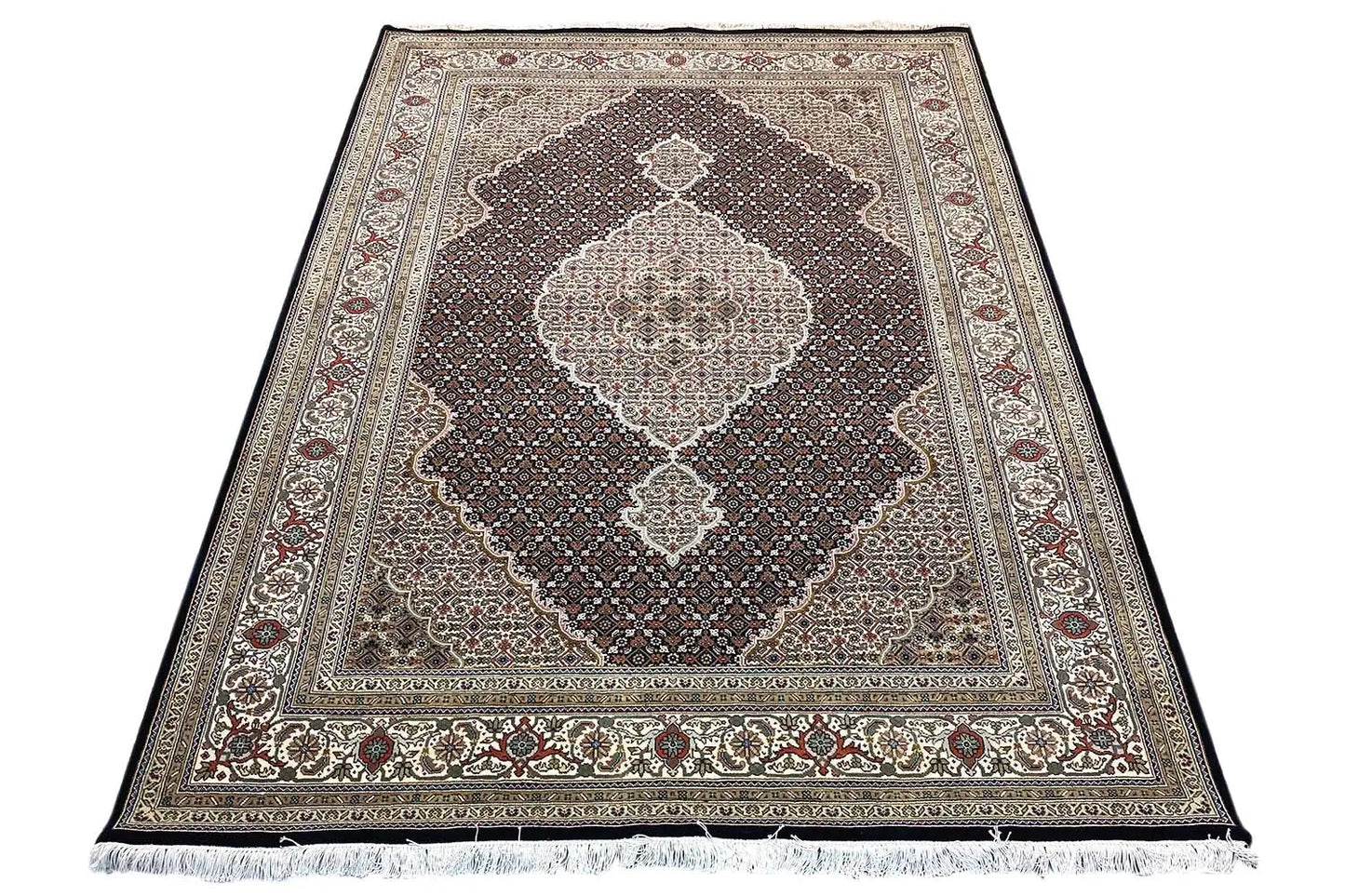 Indo Täbriz Teppich - (241x175cm) - German Carpet Shop