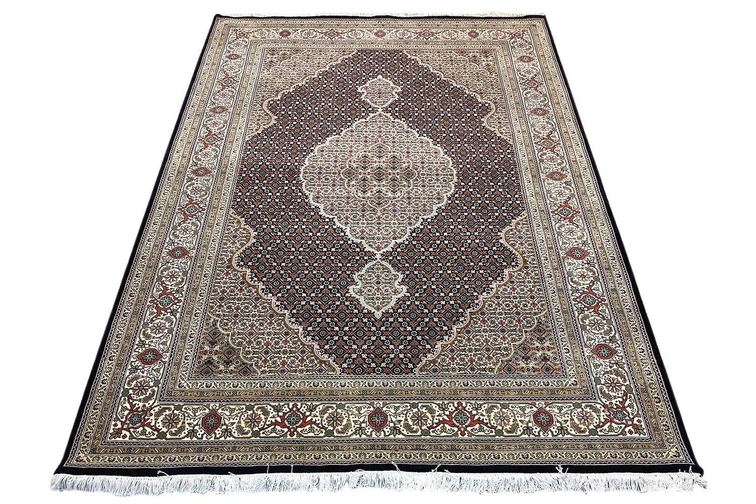 Indo Täbriz Teppich - (241x175cm) - German Carpet Shop