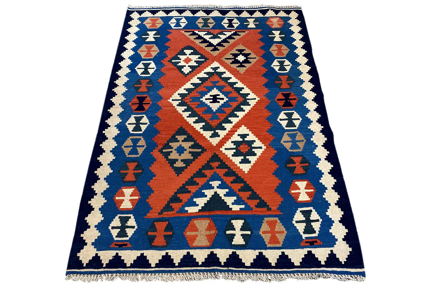 Kilim Qashqai - 802425 (181x120cm) - German Carpet Shop