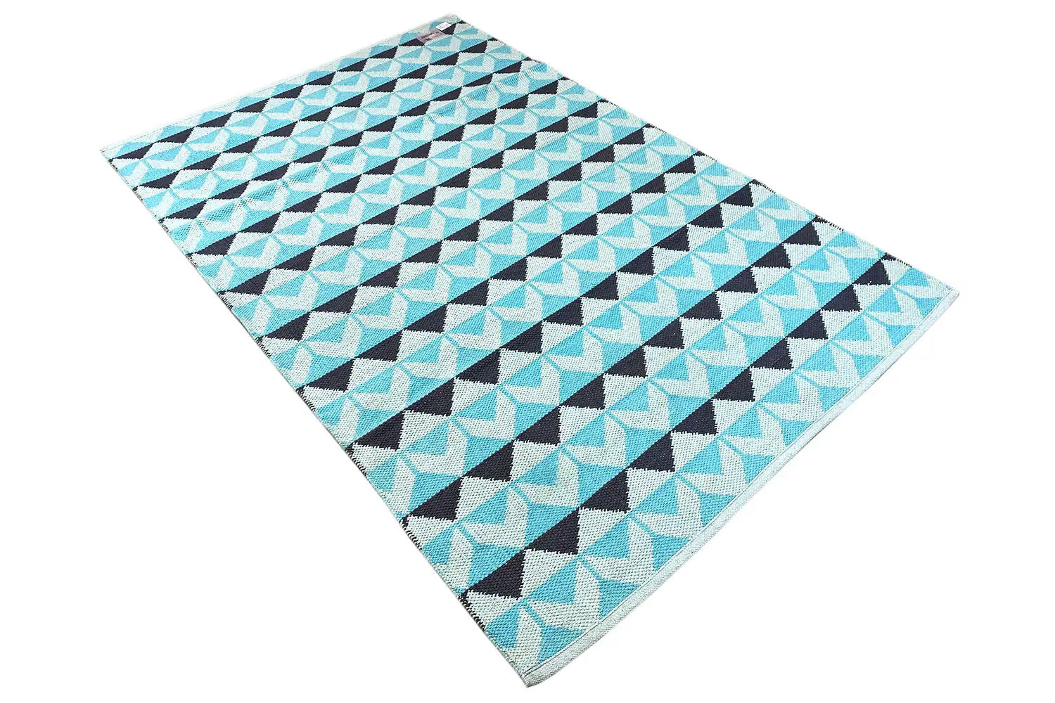 Moderner Kelim - Samak 05 Blue - German Carpet Shop