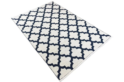 Moderner Kelim - Samak 03 Black - German Carpet Shop