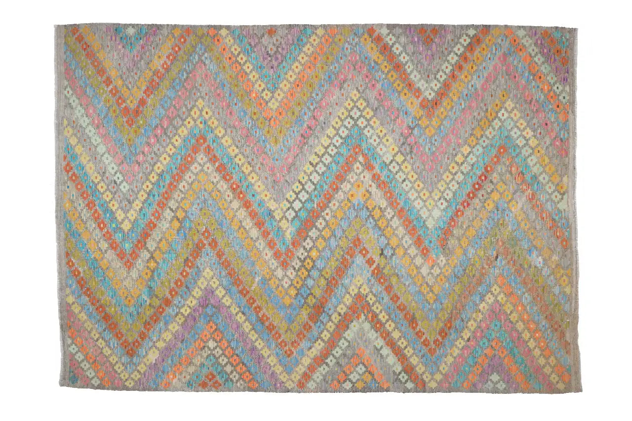 Kelim Afghan 8712 (293x211cm) - German Carpet Shop