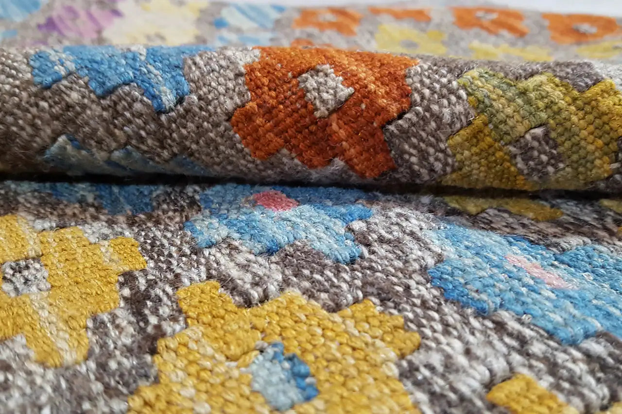 Kelim Afghan 8712 (293x211cm) - German Carpet Shop