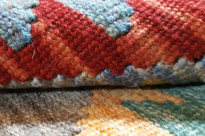 Kelim Afghan - 30221 (382x92cm) - German Carpet Shop