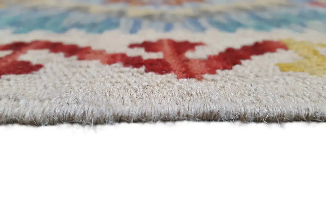Kelim Afghan - 30221 (382x92cm) - German Carpet Shop
