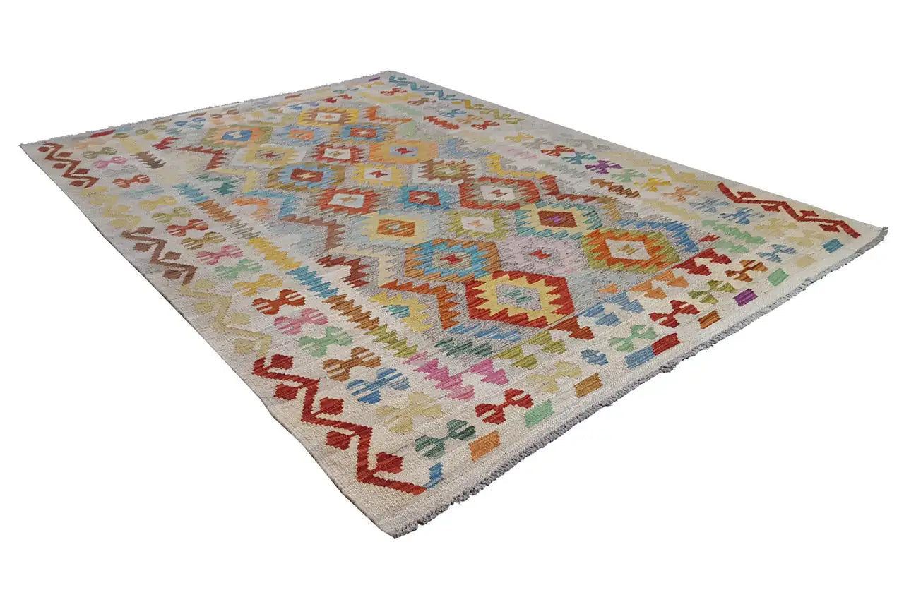 Kelim - Afghan (205x149 cm) - German Carpet Shop