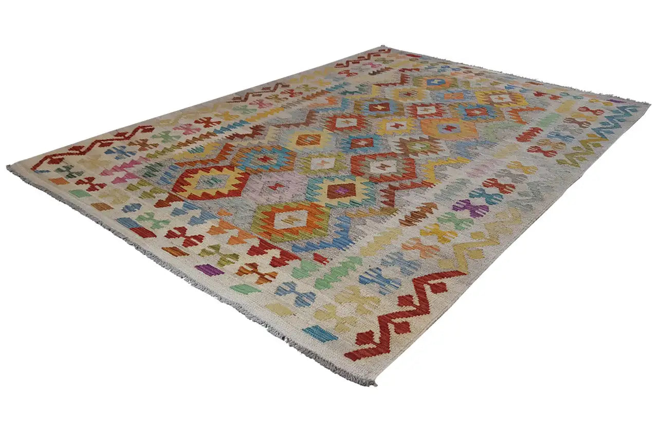 Kelim - Afghan (205x149 cm) - German Carpet Shop