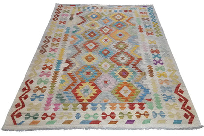 Kelim - Afghan (205x149 cm) - German Carpet Shop