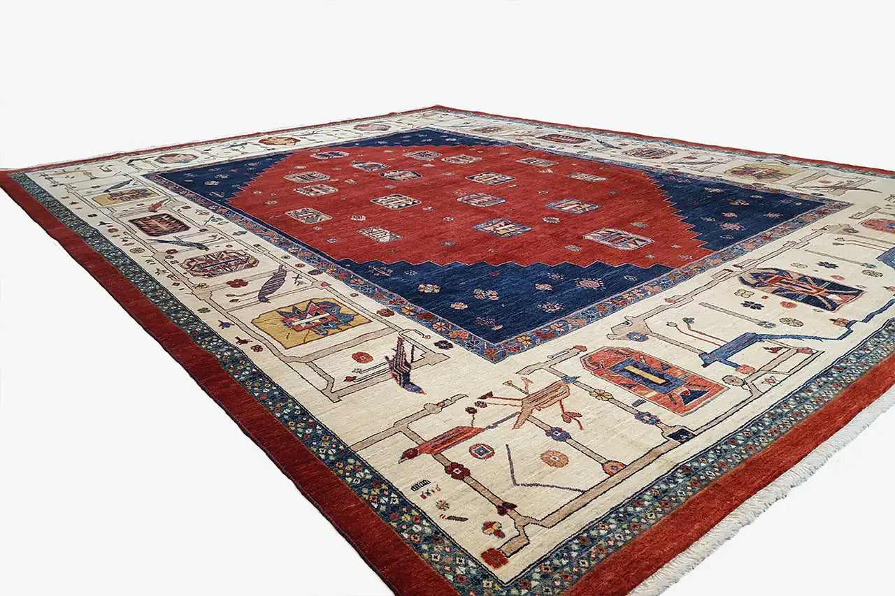 Qashqai - Klassik (381x298 cm) - German Carpet Shop