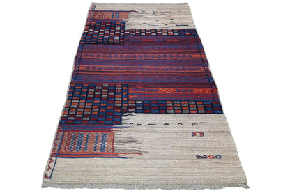 Bakhtiari Kelim - (208x104cm) - German Carpet Shop