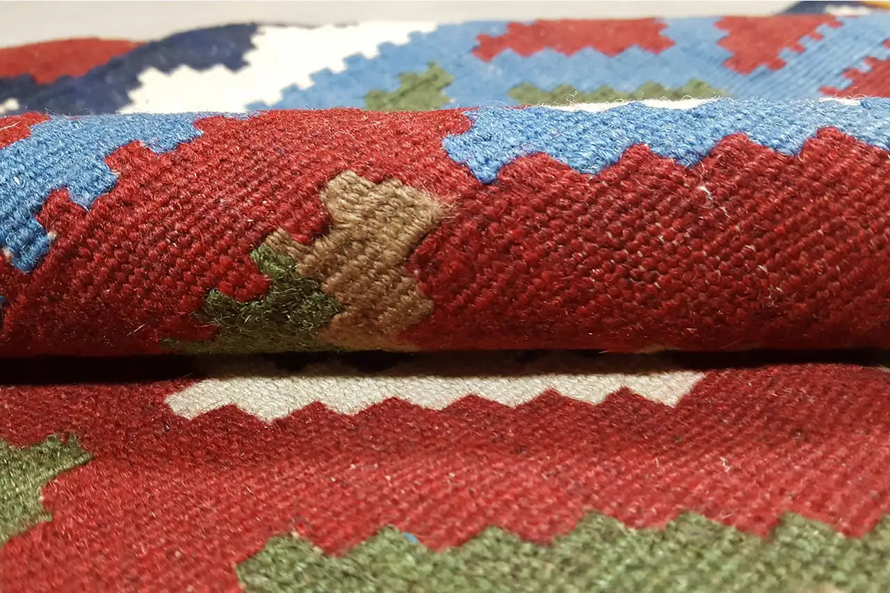Kilim Qashqai - Multicolor 17PL 154x104 cm - German Carpet Shop