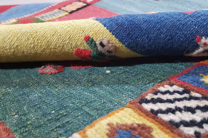 Kilim Qashqai - (274x101cm) - German Carpet Shop