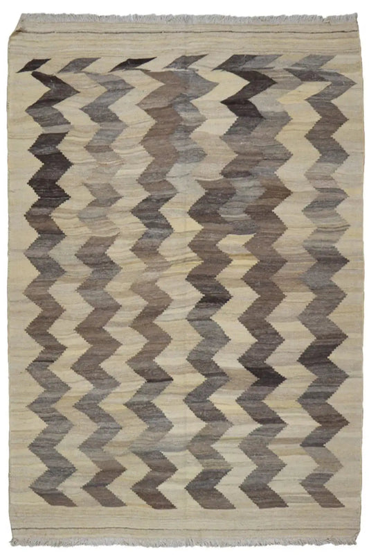 Kilim Qashqai - 203170 (224x158cm) - German Carpet Shop