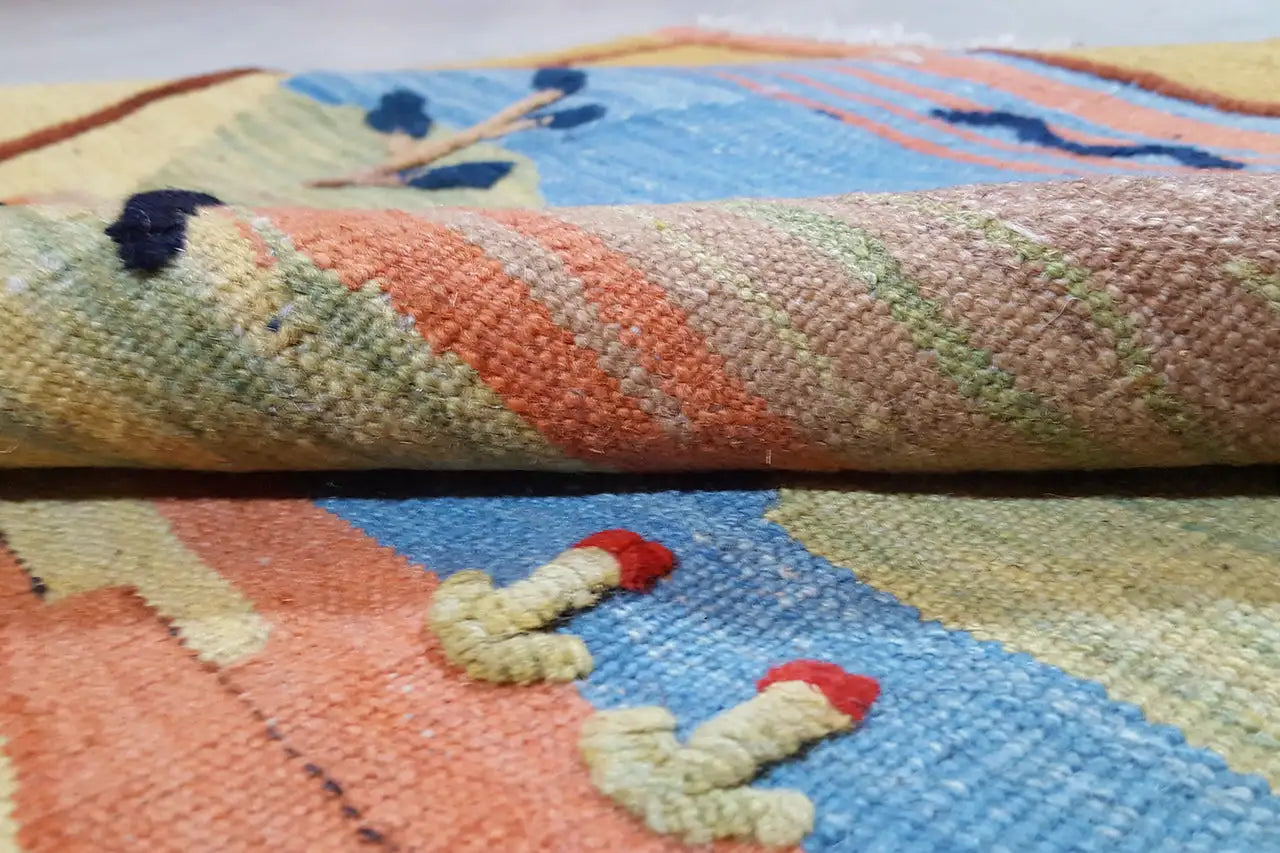 Kilim Qashqai - 800595 (198x146cm) - German Carpet Shop