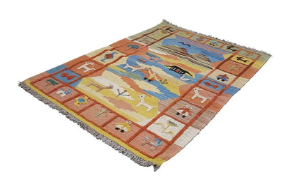 Kilim Qashqai - 800597 (120x86cm) - German Carpet Shop