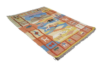 Kilim Qashqai - 800597 (120x86cm) - German Carpet Shop