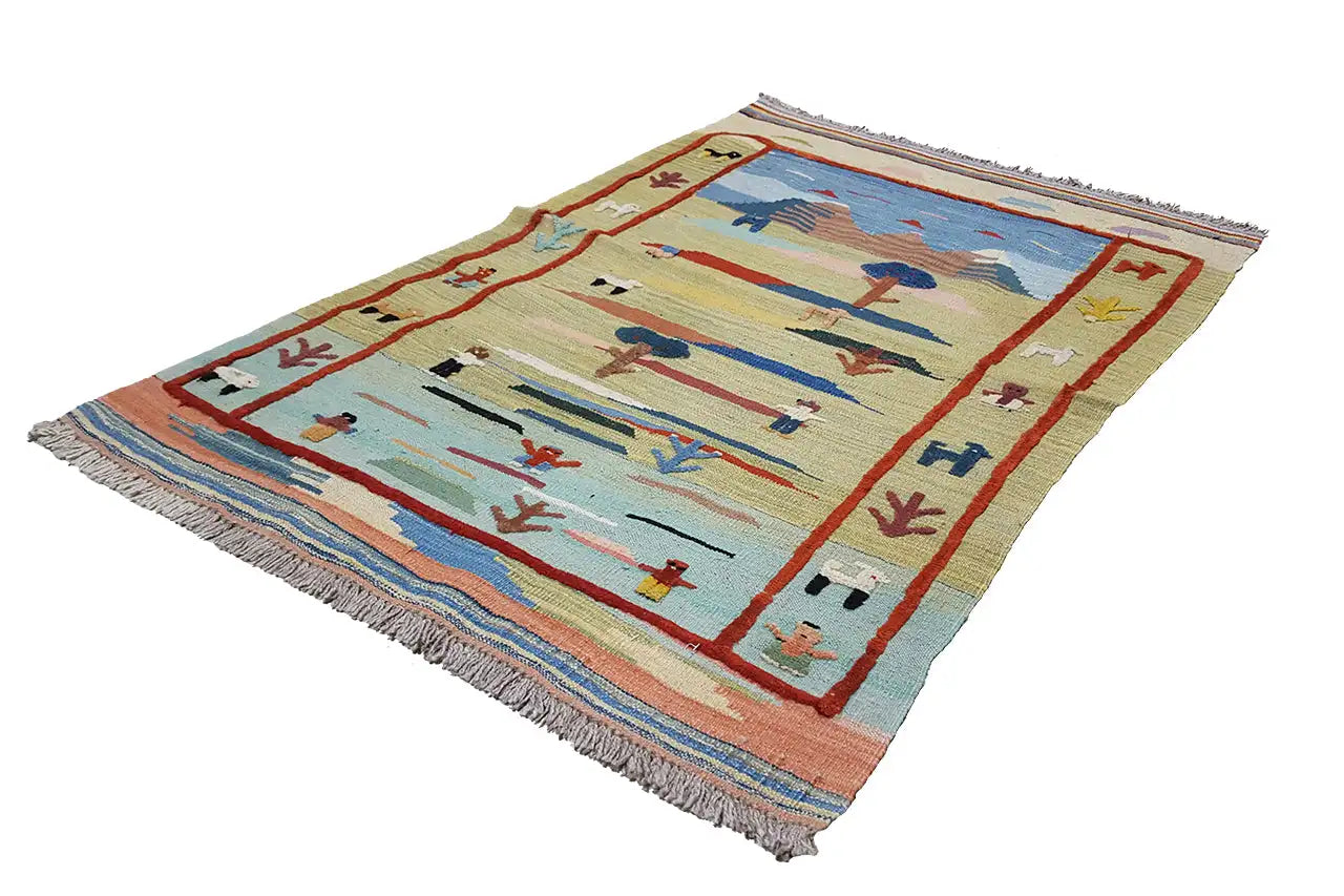 Kilim Qashqai - 800604 (120x86cm) - German Carpet Shop