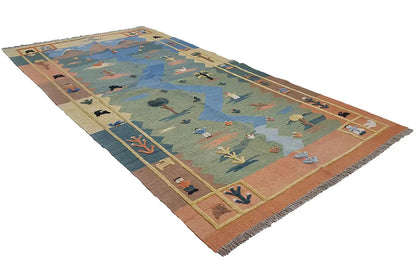 Kilim Qashqai - 804920 (230x123cm) - German Carpet Shop