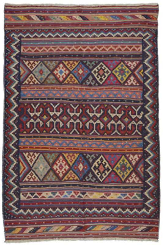 Kilim Sirjan - 804947 (200x146cm) - German Carpet Shop