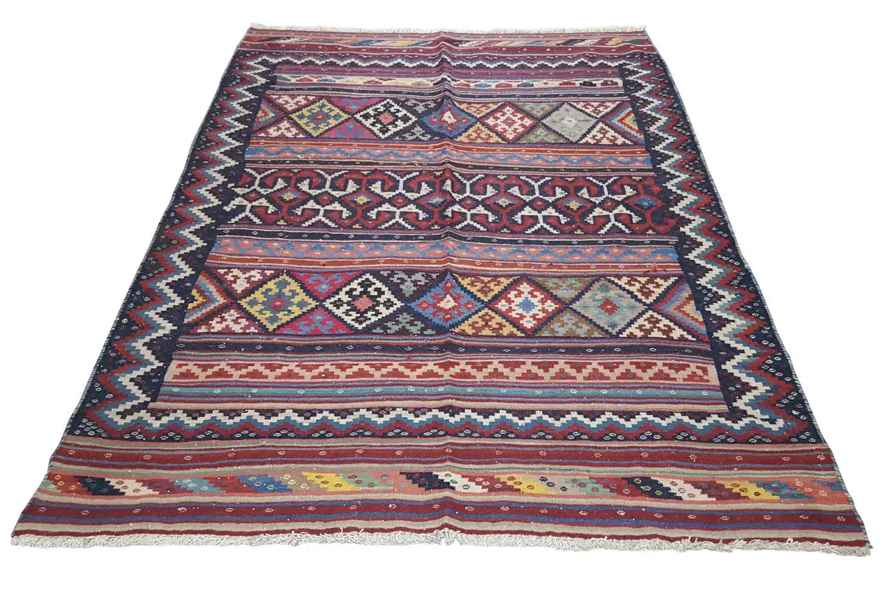 Kilim Sirjan - 804947 (200x146cm) - German Carpet Shop