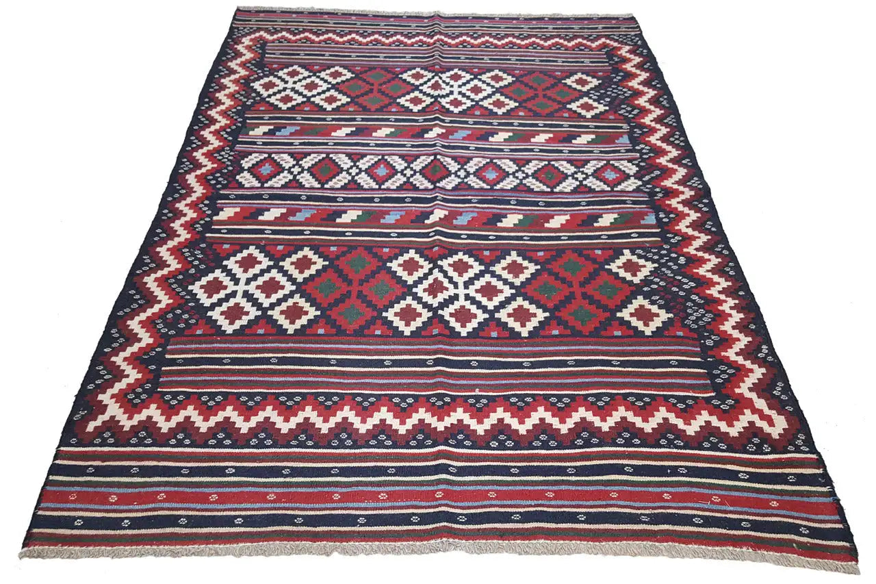 Kilim Sirjan - 905430 (220x151cm) - German Carpet Shop