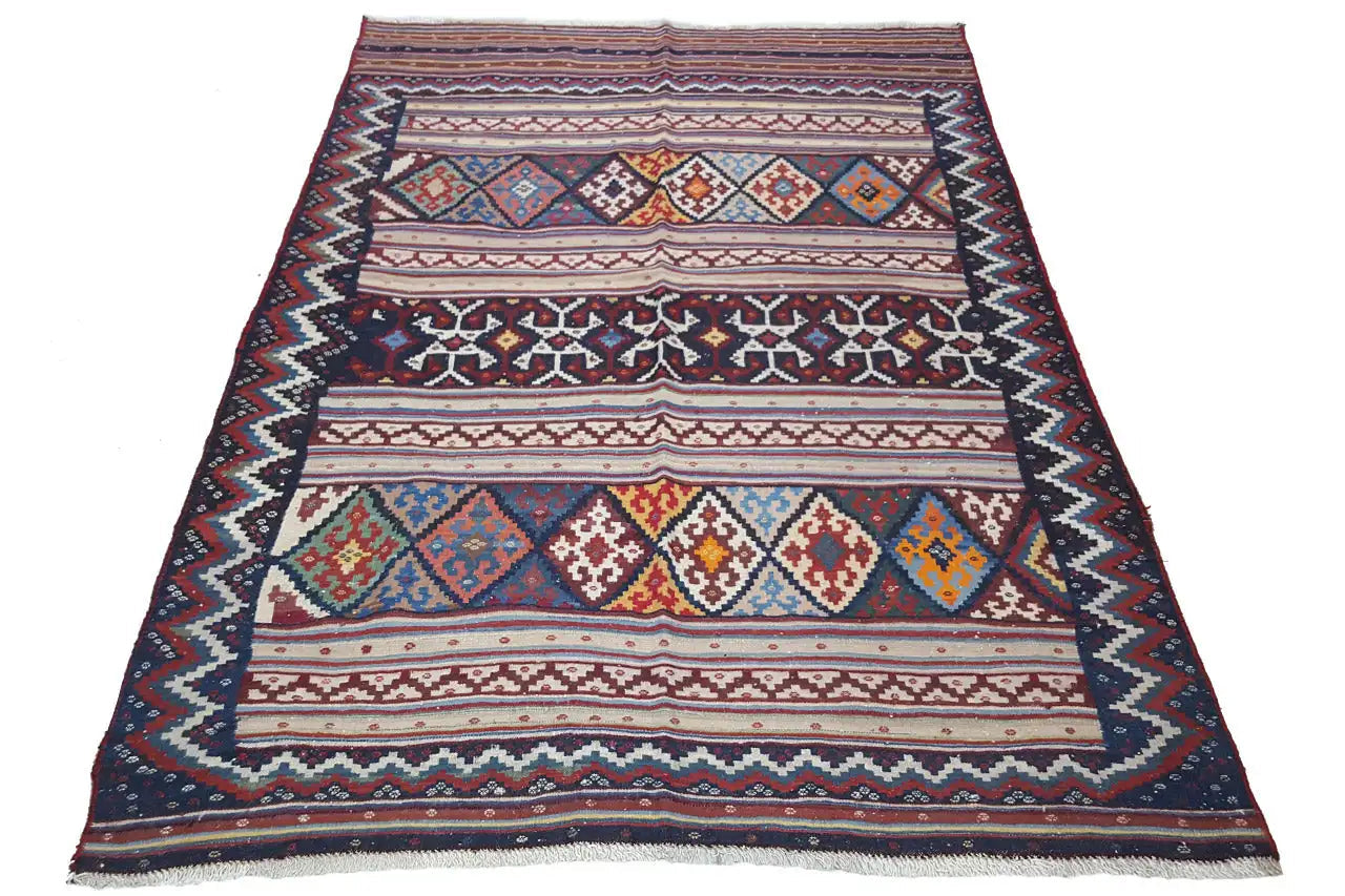Kilim Sirjan - 905431 (219x145cm) - German Carpet Shop